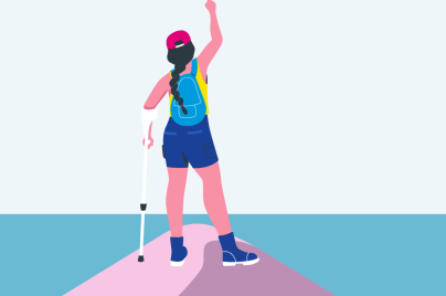 Femme marche