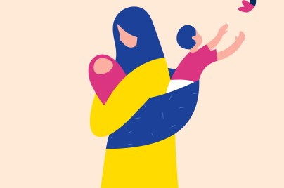 Femme et bébé