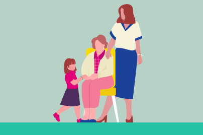 illustration of women of varying ages