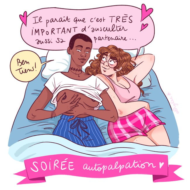 Illustration Soirée autopalpation