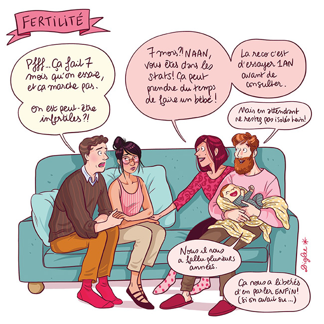Affiche Sensibilisation à l'infertilité