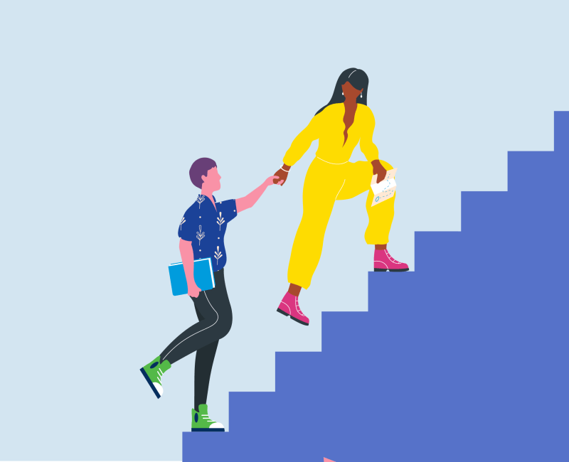 Rise together Organon values illustration