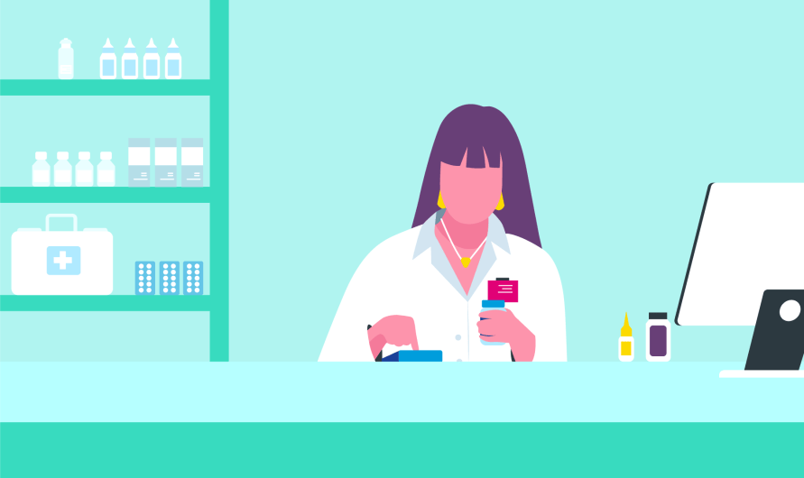 pharmacist illustration